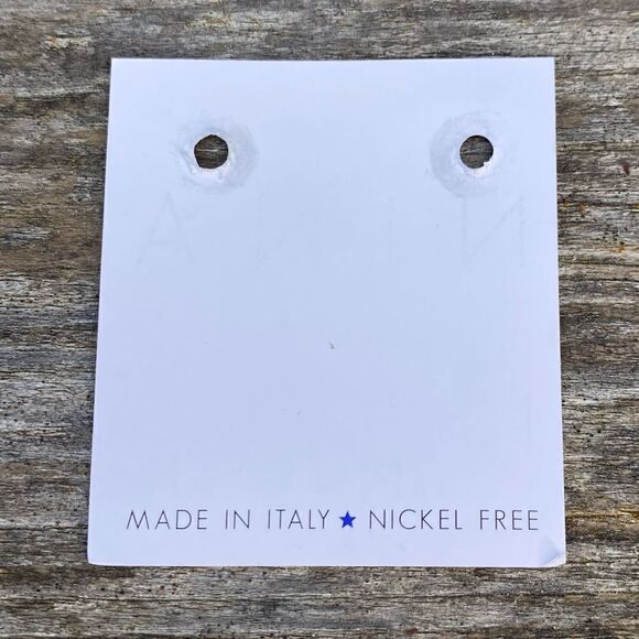 Nina Tra Le Nuvole Blue Saphire/Cobalt Fan Star Rhinestone Earrings. New(NIB) - Picture 11 of 11